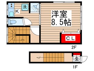 鬼澤荘の物件間取画像